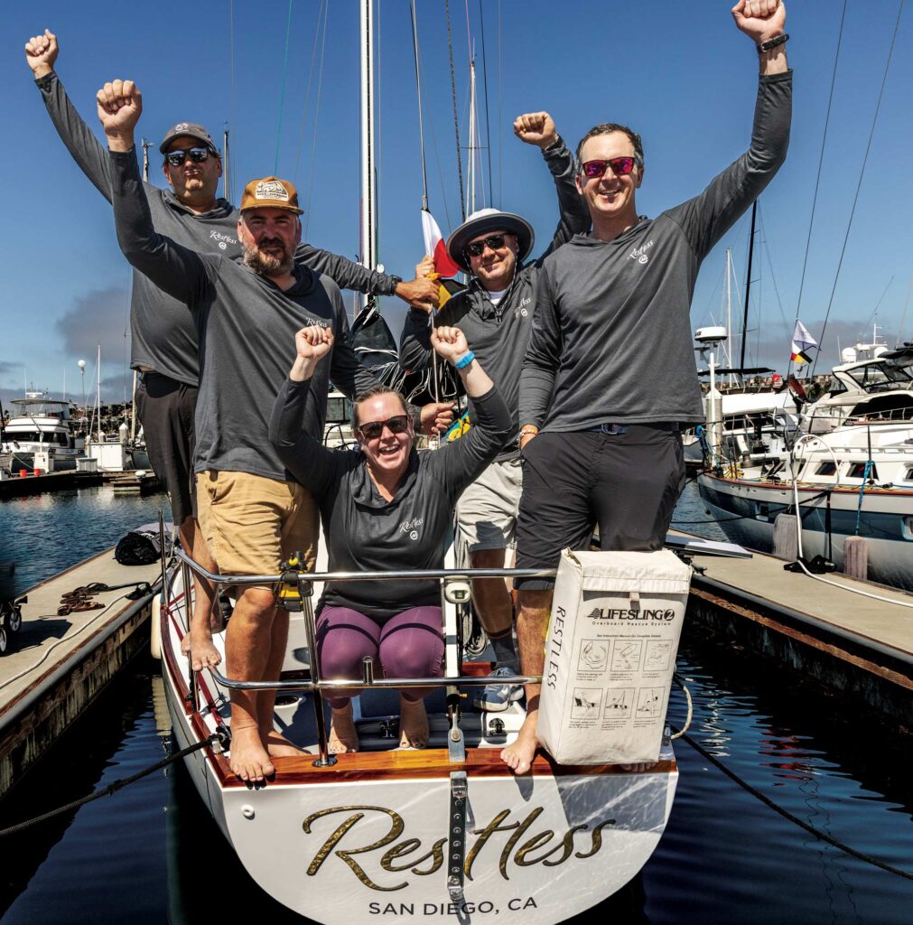 Skipper Alli Bell and her crew